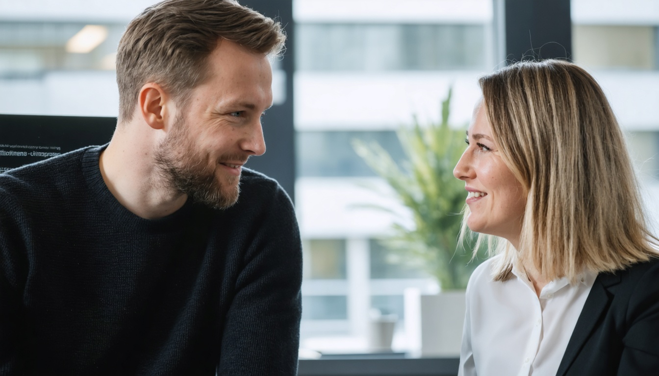Gescheiden ouders die op een respectvolle wijze communiceren